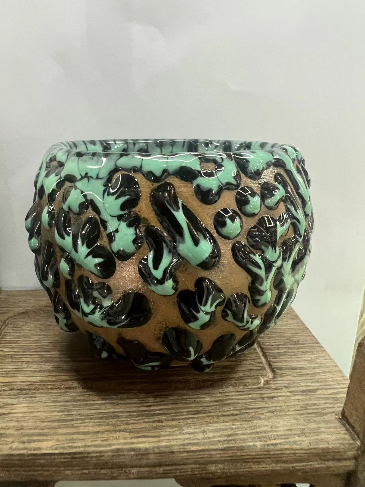 Four Divine Beasts Jian Zhan Master Cups, colorful kiln-transformed tea cups, Zhuque Qinglong Baihu Xuanwu Dougong Cup, personal gifts pic 6