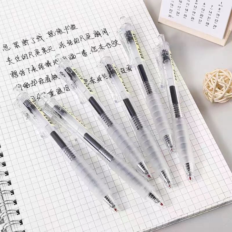 Cloud Grip Pen Homework Magic Tool: Press neutral Pen 0.5 student practice pen st Pen Tip Press quick-drying pen Black Pen pic 4