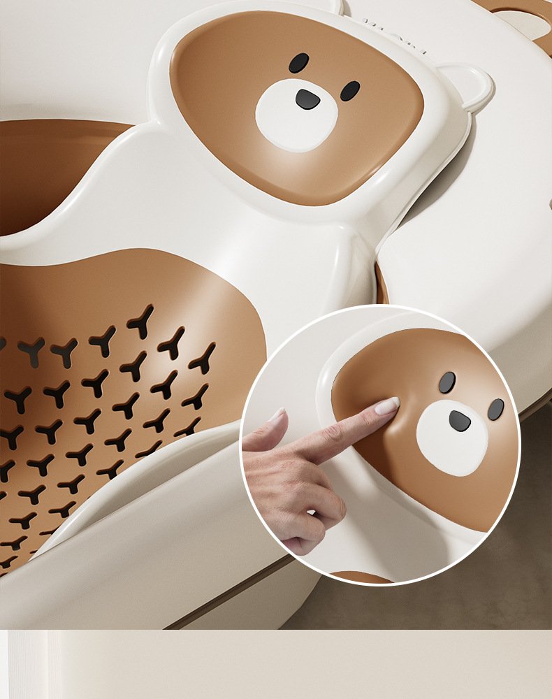 Baño de bebé tumbonas bañera artefato baño universal soporte de red bañera cama de baño antideslizante estera de baño para bebé recién nacido pic 9