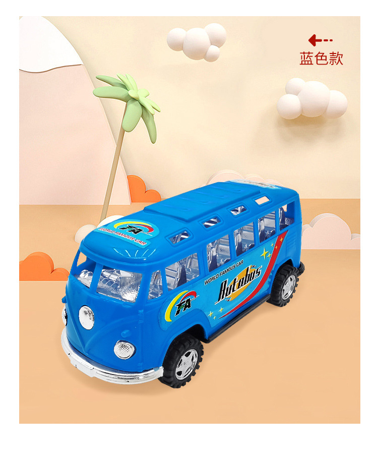 Inertial bus, novel toy car, inertial bus, Huili bus, educational and popular toys wholesale pic 7