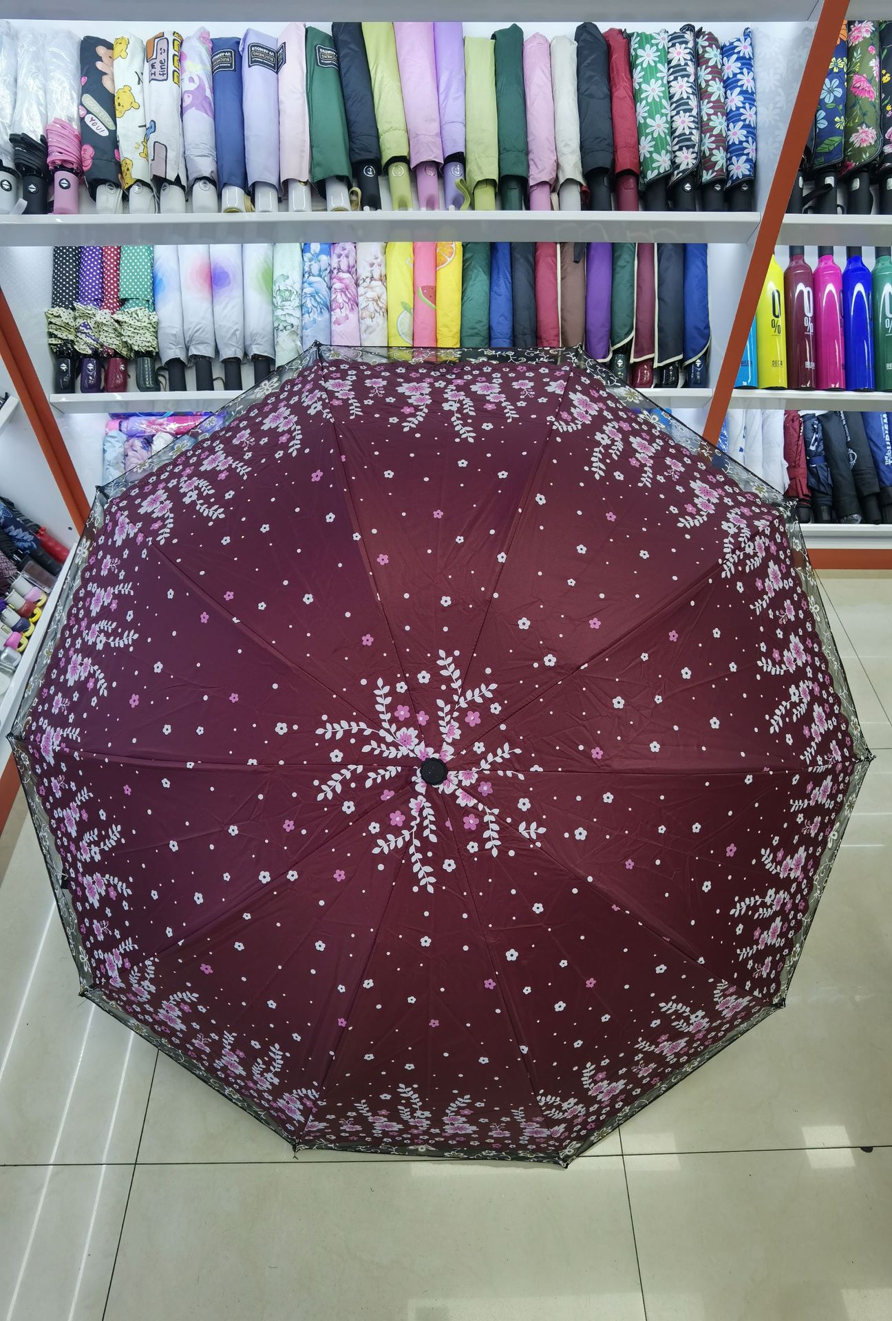 10 Bone lace lace umbrella for girls, high appearance level, black rubber sunshade, all-weather and all-weather sunshade umbrella, thickened and enlarged pic 3