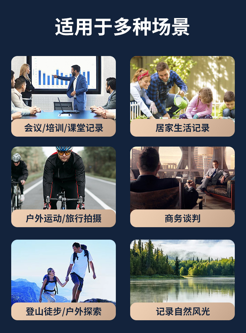 跨境新款防蓝光音频无线DV运动摄像跑步骑行听歌智能蓝牙眼镜耳机详情8