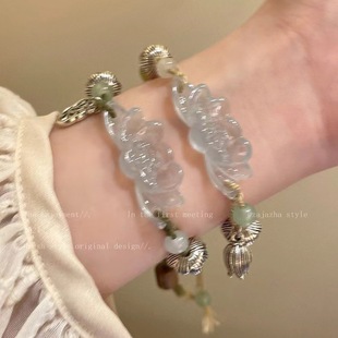 满天星珍珠碎银子串珠手链女冷淡风轻奢高级感小清新学生闺蜜手饰详情3