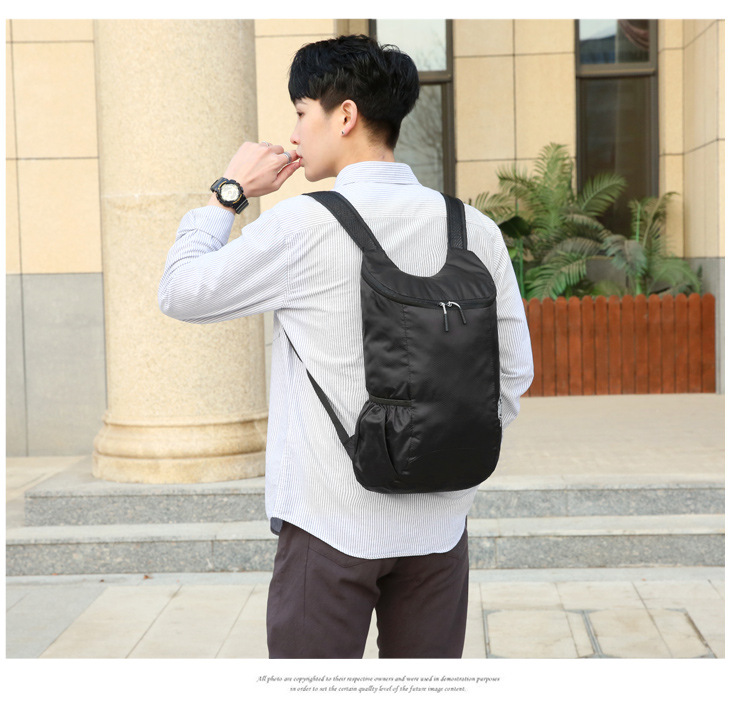 Wholesale of cross-border best-selling ultra-light skin bags, casual travel portable storage bags, and multi-functional foldable backpacks pic 15