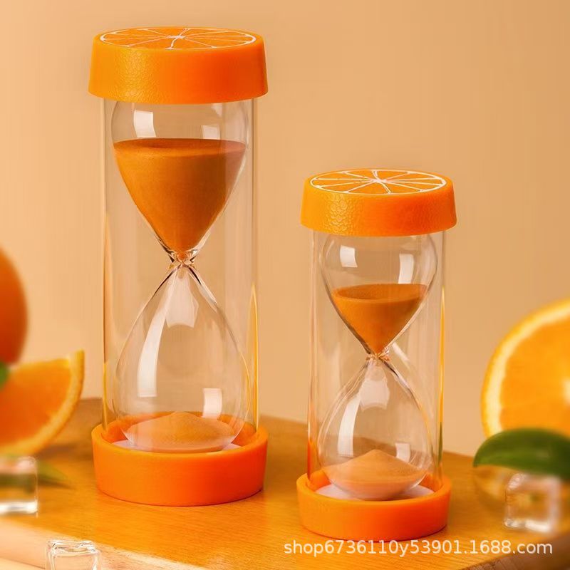 Hourglass timer for children, anti-drop // minute self-discipline learning time management, flowing sand bottle for the New Year pic 4