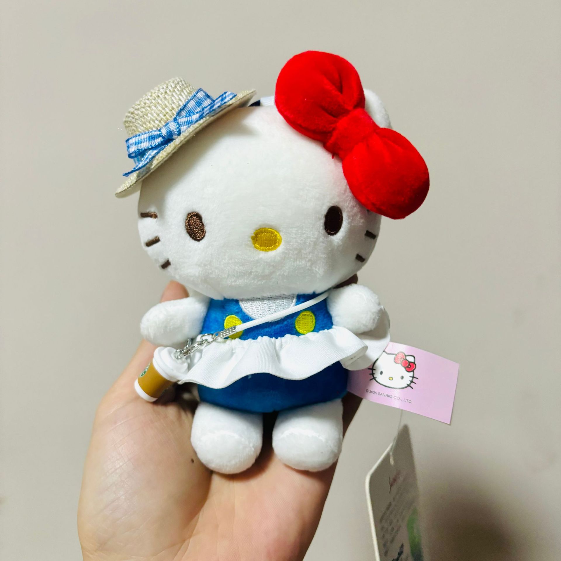 三丽鸥正版hellokitty小挂件公仔包包挂饰毛绒玩偶哈喽kt猫钥匙扣详情9