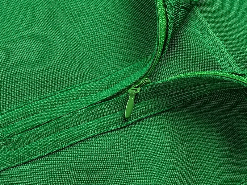 绿色清新性感跨境货源爆款单品吊带绷带连衣裙Club dress详情31