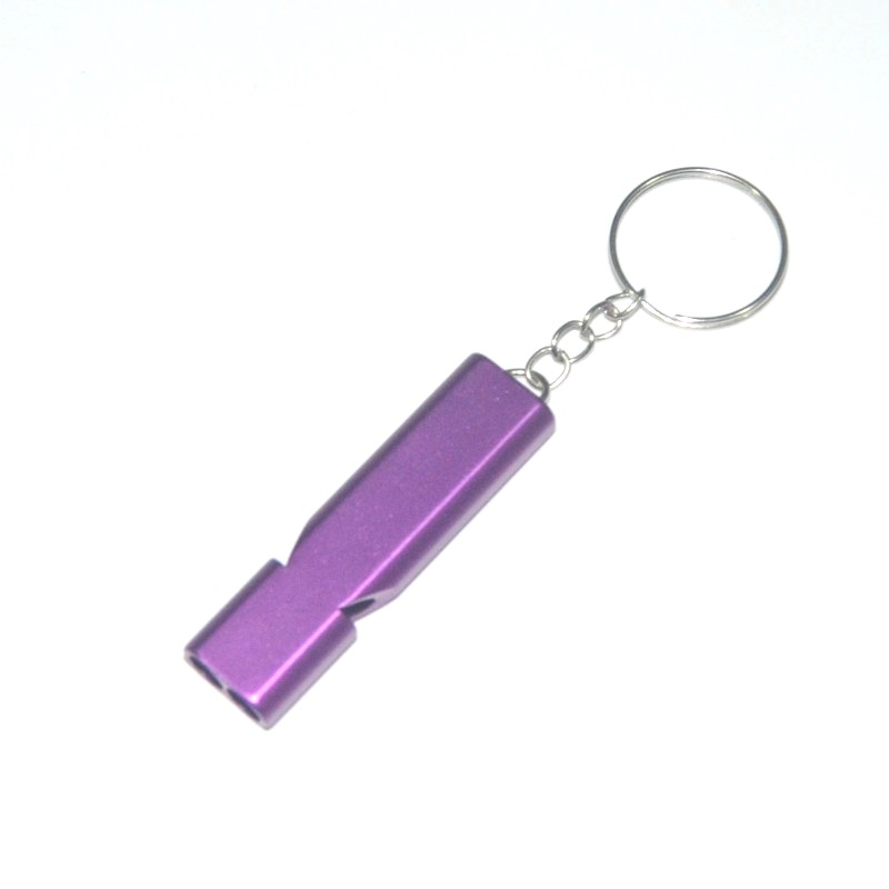 EDC portable outdoor equipment survival blast whistle, dual-tube resonance high-frequency aluminum alloy whistle, dual-frequency whistle pic 6