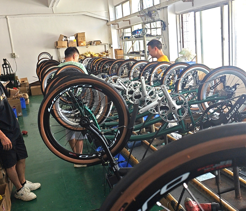Cranston litepro, a 16-inch 9-speed folding bike, is a portable, ultra-light and retro push bicycle pic 13