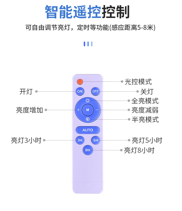 Solarlight新农村LED庭院壁灯户外照明家用工程太阳能路灯亮剑详情23