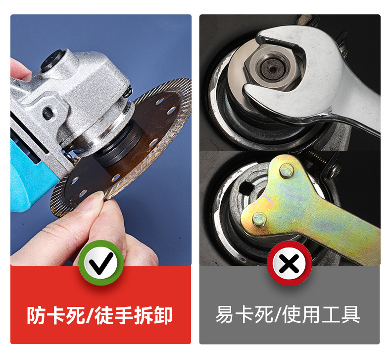 Factory direct sales of nuts, universal Angle grinding machine pressure plates, hand drill conversion heads, 100-type Angle grinding machine hexagonal pressure plates pic 22