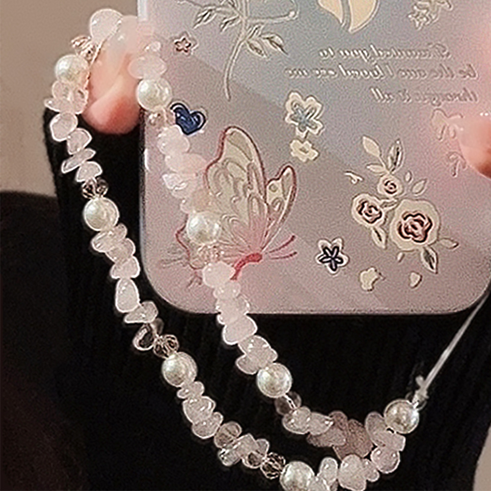 链条手机壳挂绳适用苹果/华为便携手腕带绳个性ins风甜酷挂件详情15