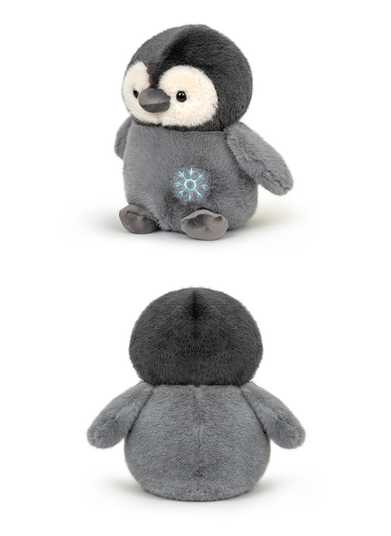 多爱新款可爱卡通抱鱼企鹅毛绒玩具公仔床头陪伴娃娃安抚玩偶批发详情6