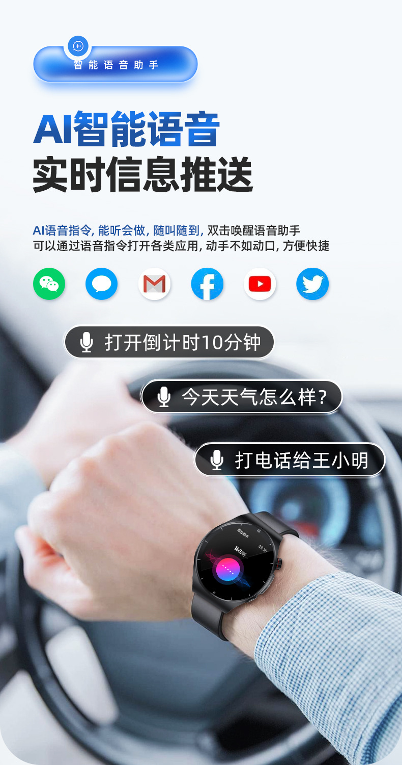 【2023 Uric Acid and Blood Sugar watch 】smart watch Lipid and Blood Pressure ECG Communication Sports Watch pic 14
