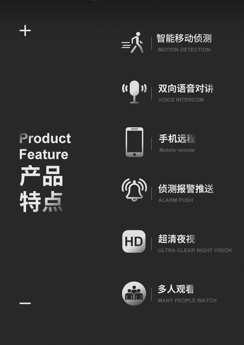 Smart Du robot camera Wireless wifi 360-degree indoor monitoring Twowaytalk yiwu camera pic 2