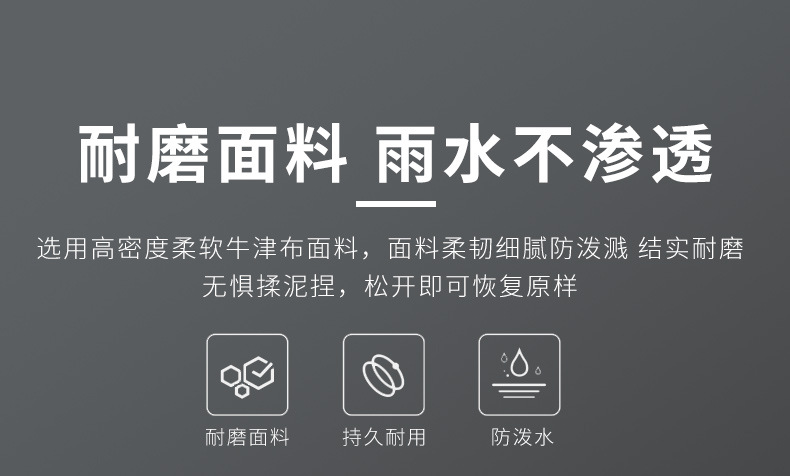 This simple and trendy double-shoulder computer bag for both men and women is fashionable and versatile. It has a large capacity and is a niche backpack with a PU waterproof leather film pic 9