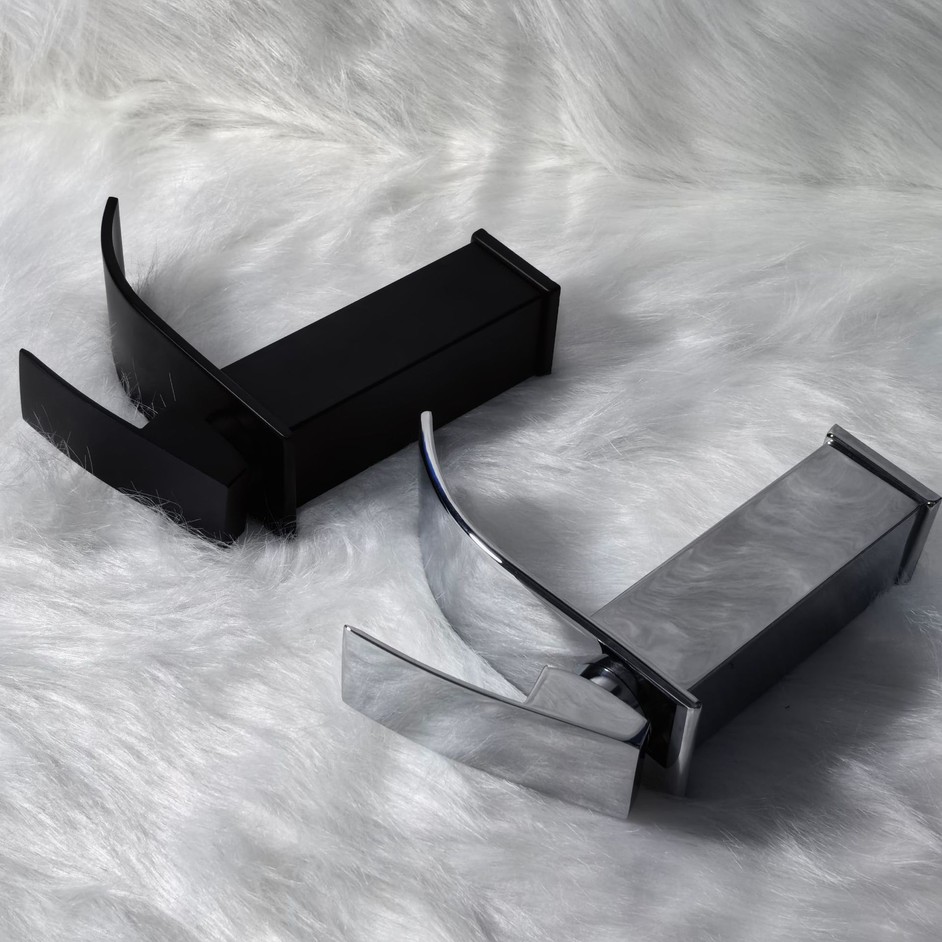 黑色瀑布洗脸盆水龙头洗手盆卫生间厕所台上面盆台盆龙头一件起批详情14