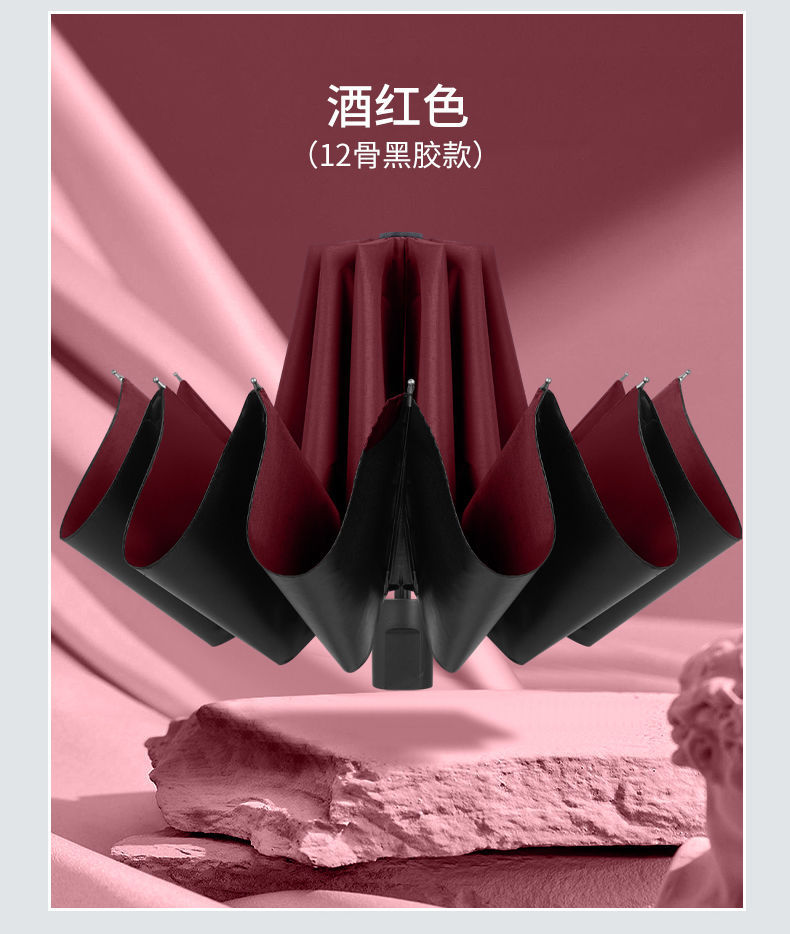 十二骨超大雨伞加厚加粗抗风大雨伞晴雨两用结实耐用可定制可批发详情10