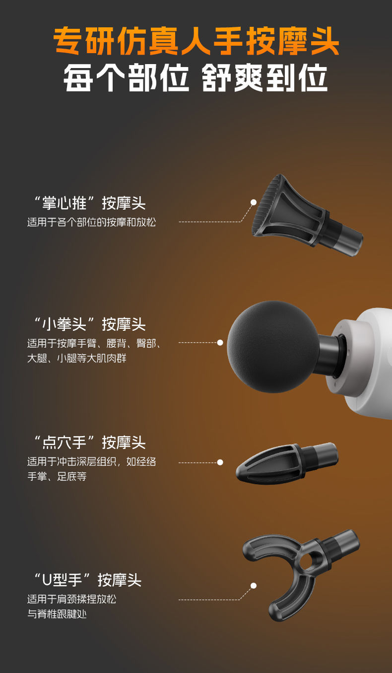 匹克迷你筋膜枪充电款肌肉按摩器枪电动颈经膜枪震动按摩礼品礼物详情12