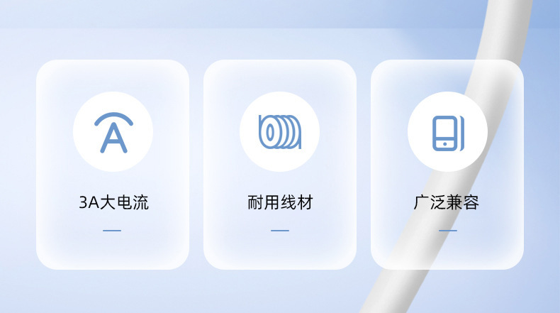 PVC cables are suitable for Apple 15 data cables, iPhone USB charging cables, 3A60W super fast charging cables pic 5