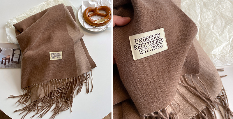 跨境双面仿羊绒围巾女冬季保暖情侣高级感中长款围脖纯色百搭披肩详情84