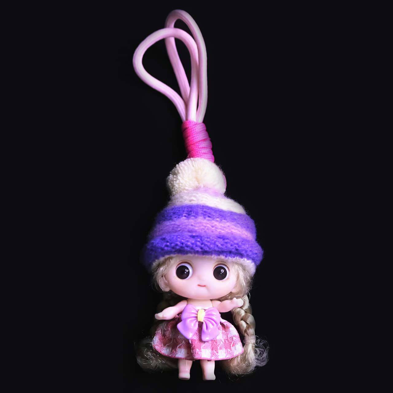 潮流时尚多色卡爱卡通洋娃娃配饰挂件玩偶少女心娃娃公仔背包挂饰详情5