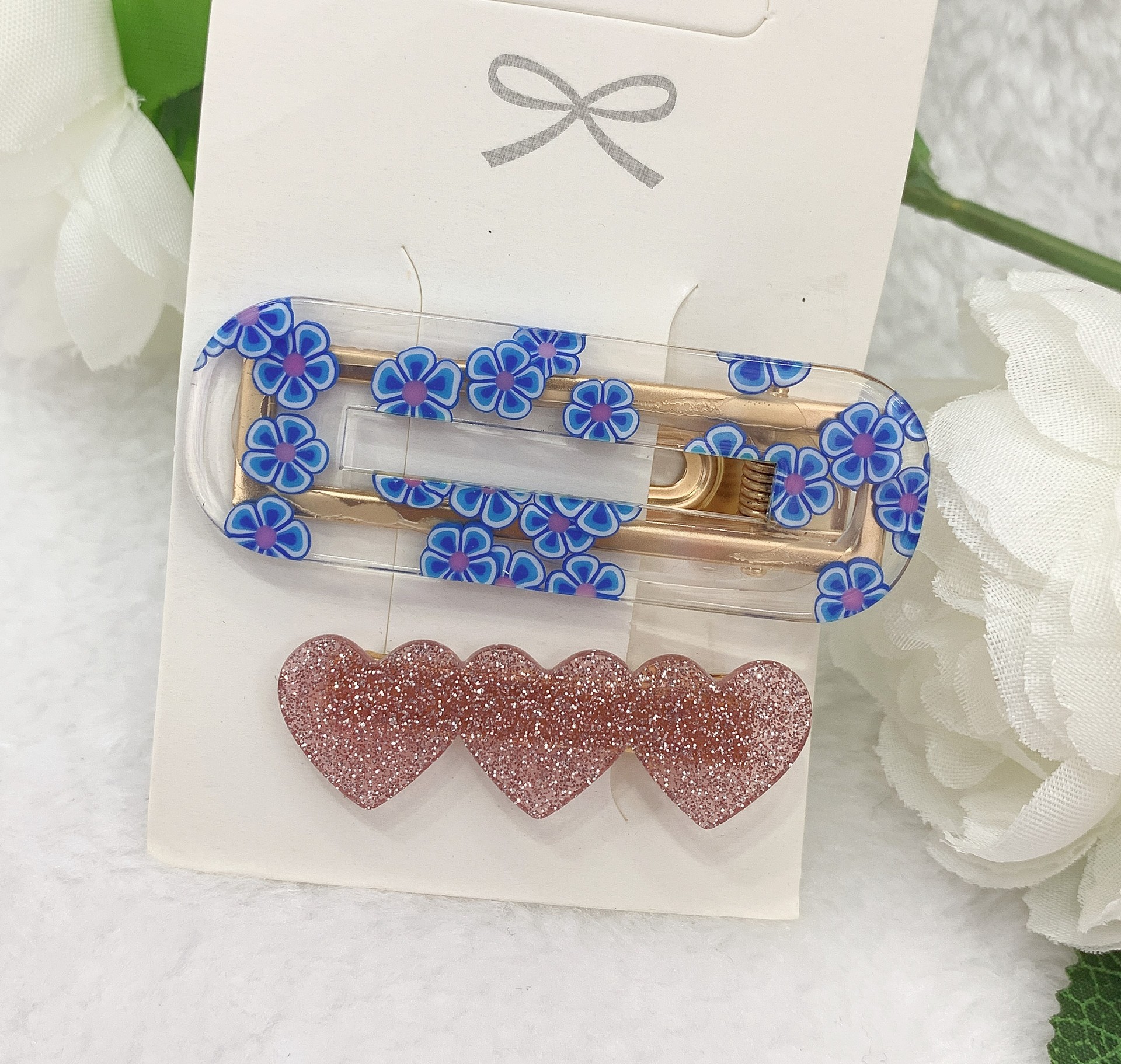 义乌店摆摊现货工厂直批随机混搭1.5元1卡刘海侧边夹夜市摆摊批发详情3