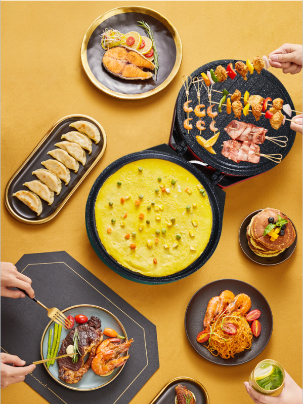 批发厨房家用电饼铛，电烤盘，电火锅，微压锅，批发，一件代发详情1