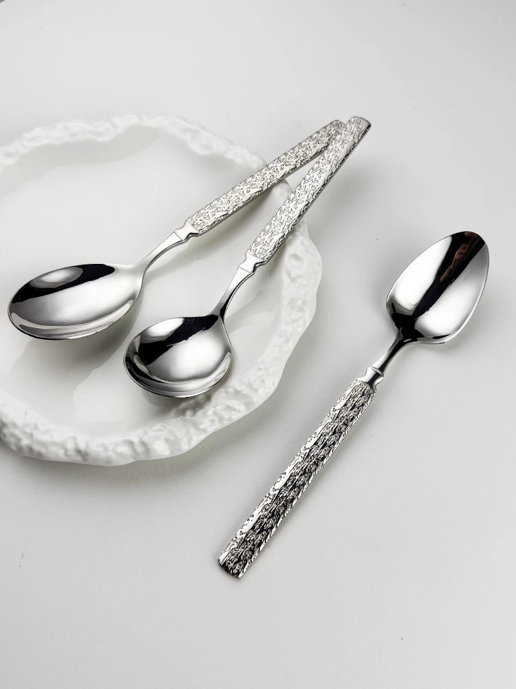 勺子不锈钢家用汤勺批发304专用勺子加厚可爱餐具创意高颜值汤匙详情12