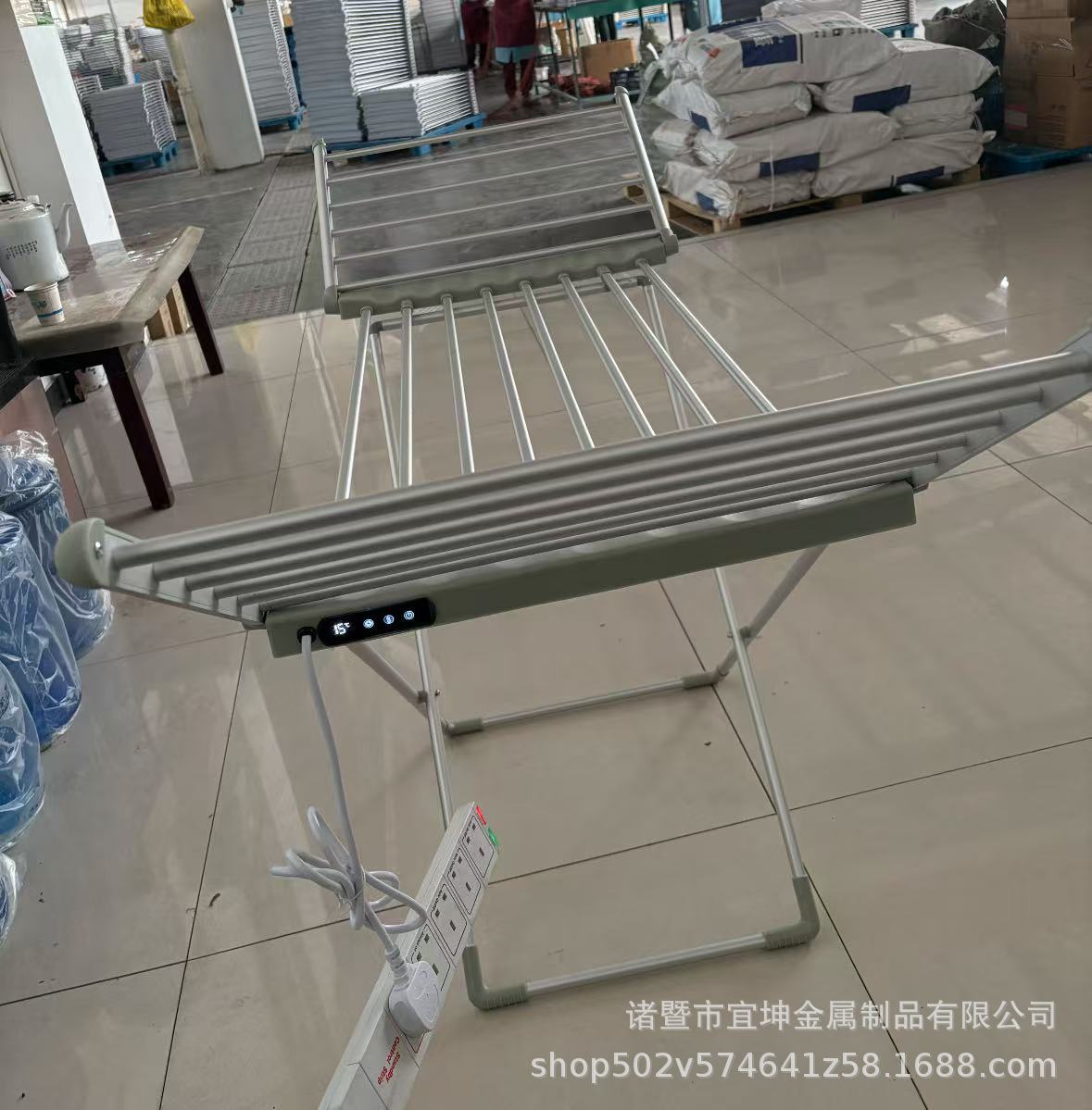 加热晾衣架烘干衣架电热烘衣架落地干衣机折叠晾晒架杆家用烘详情7