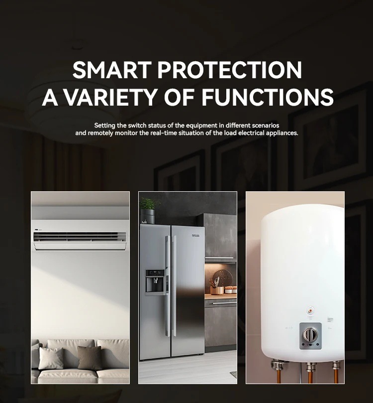 WIFI涂鸦智能断路器测量无线遥控开关PLVA1-63 1P用于智能家居详情8