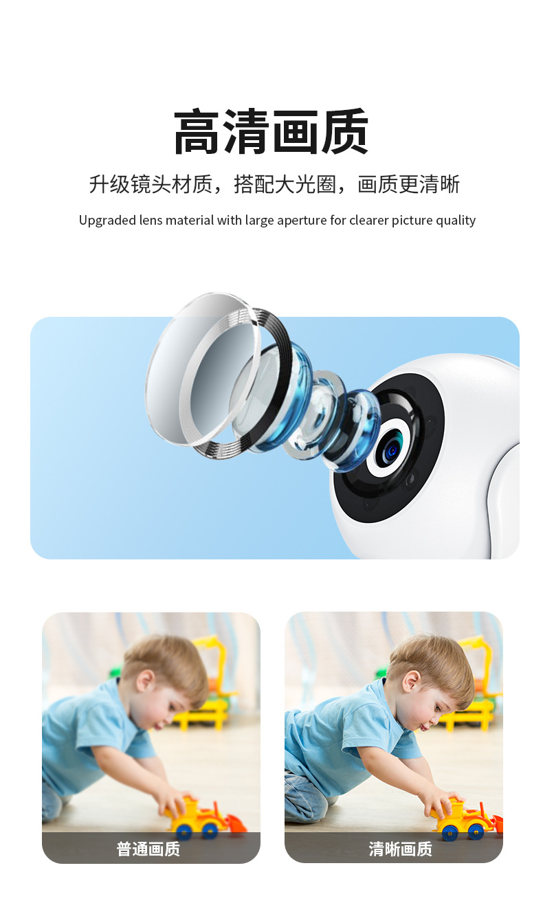 A5 nuevo producto cámara pequeña hogar inalámbrico wifi cámara 1080p cámara hd visión nocturna cámara de vigilancia pic 4