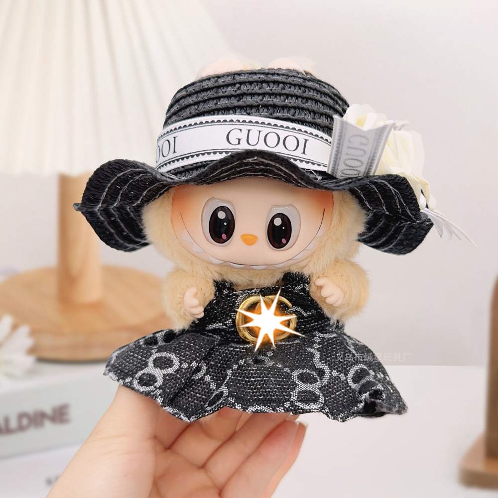 First, second and third generation Labub baby clothing big brand set, Labub little clothes, doll, elegant princess dress, French set pic 10