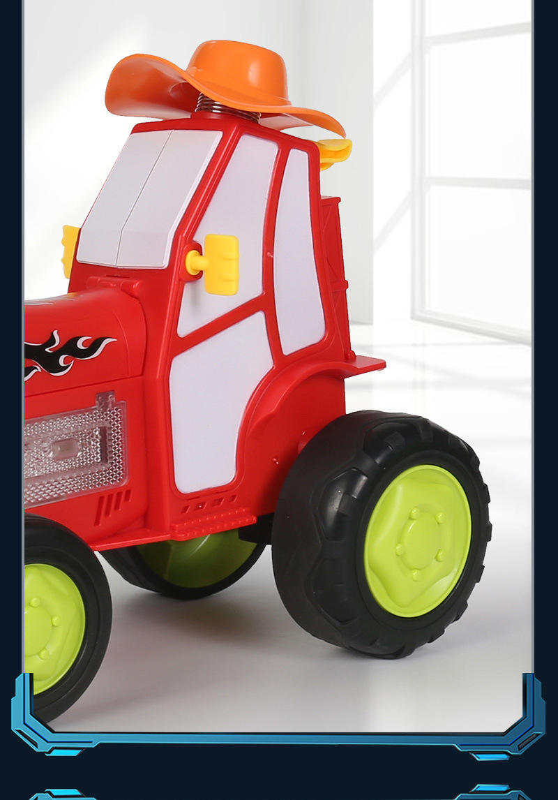 跨境新奇特儿童电动遥控特技车 灯光音乐摇摆翻滚跳舞玩具遥控车 适合男女孩的创意礼物详情11