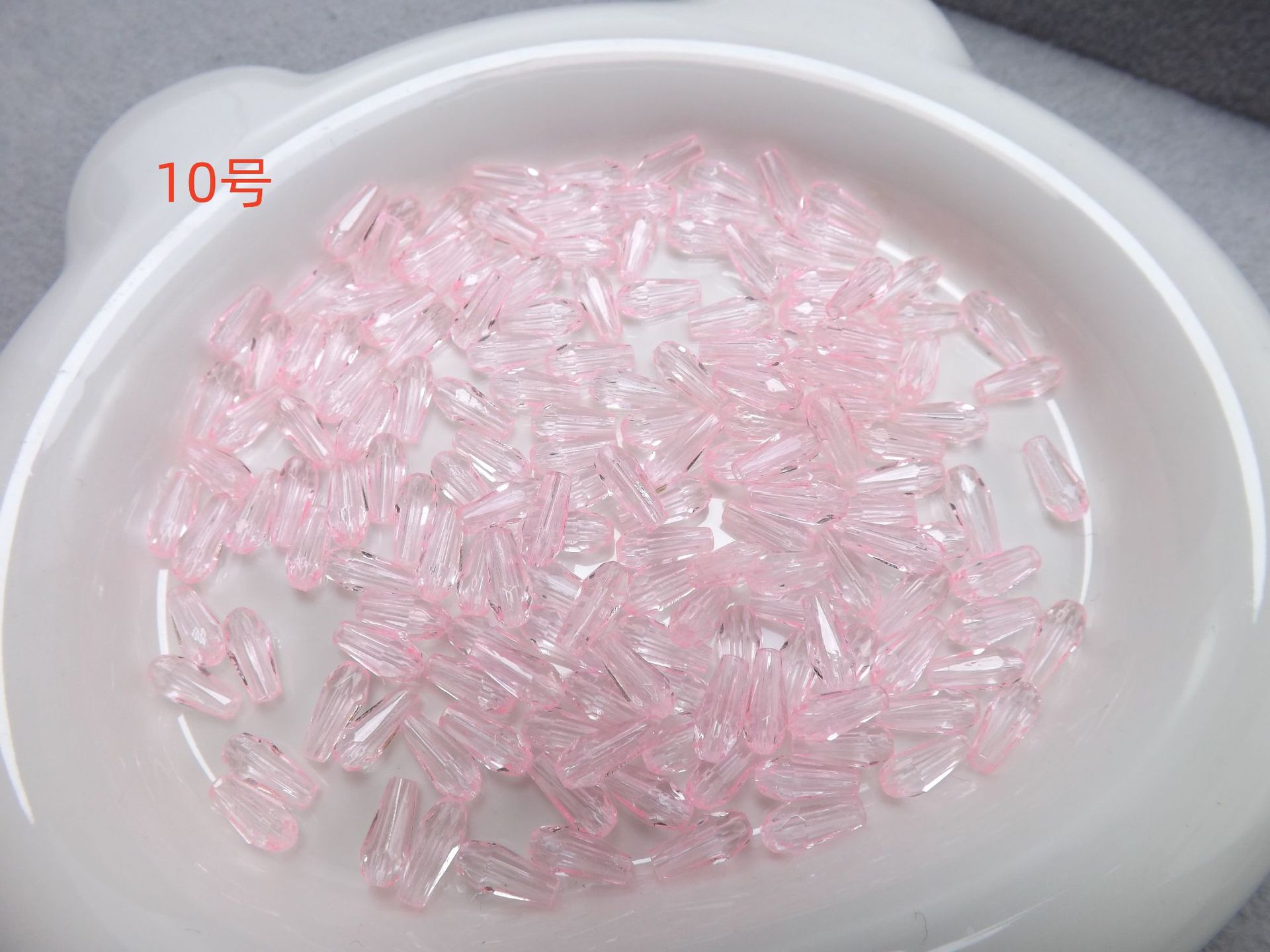 4mm*9mm长水滴人鱼泪晶晶diy水晶饰品配件玻璃珠子长水滴晶晶配件详情7