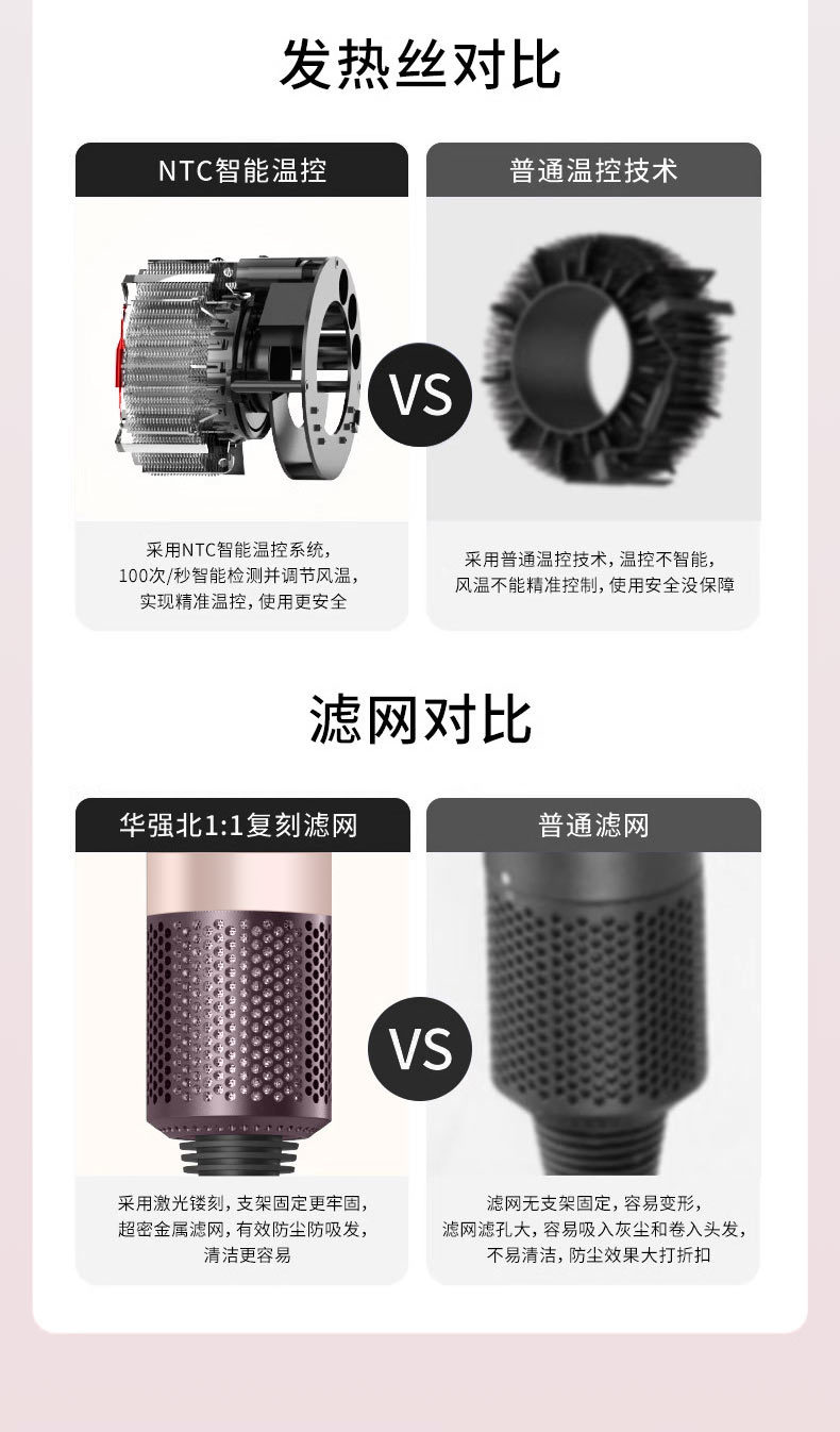 Huaqiangbei hair dryer, Dyson hair dryer, high-power hair salon, household negative ion, non-damaging hair, high-speed hair dryer pic 7
