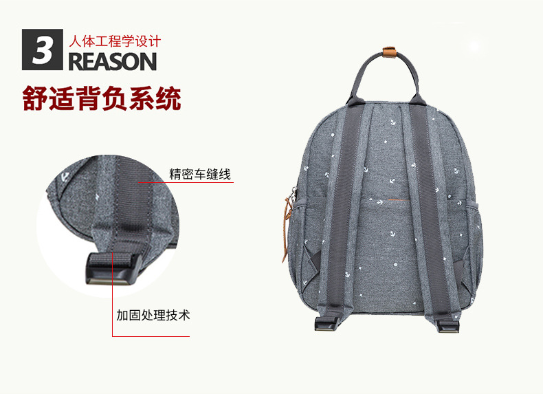 冬季新品简约背包休闲户外出行女双肩包潮流学生书包详情10