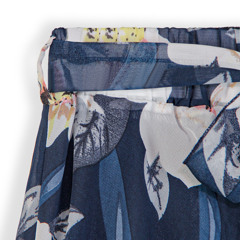 2025 Summer European and American floral large skirt, chiffon skirt, A-line skirt, versatile and fashionable dress JR2221 pic 11