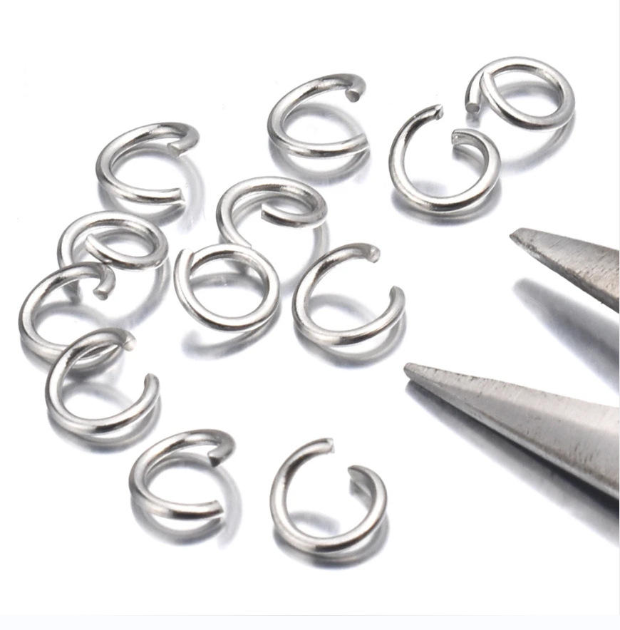 47 specifications of stainless steel open rings, closed rings, DIY jewelry accessories, bracelets, necklaces and connection rings are available for wholesale in stock pic 12