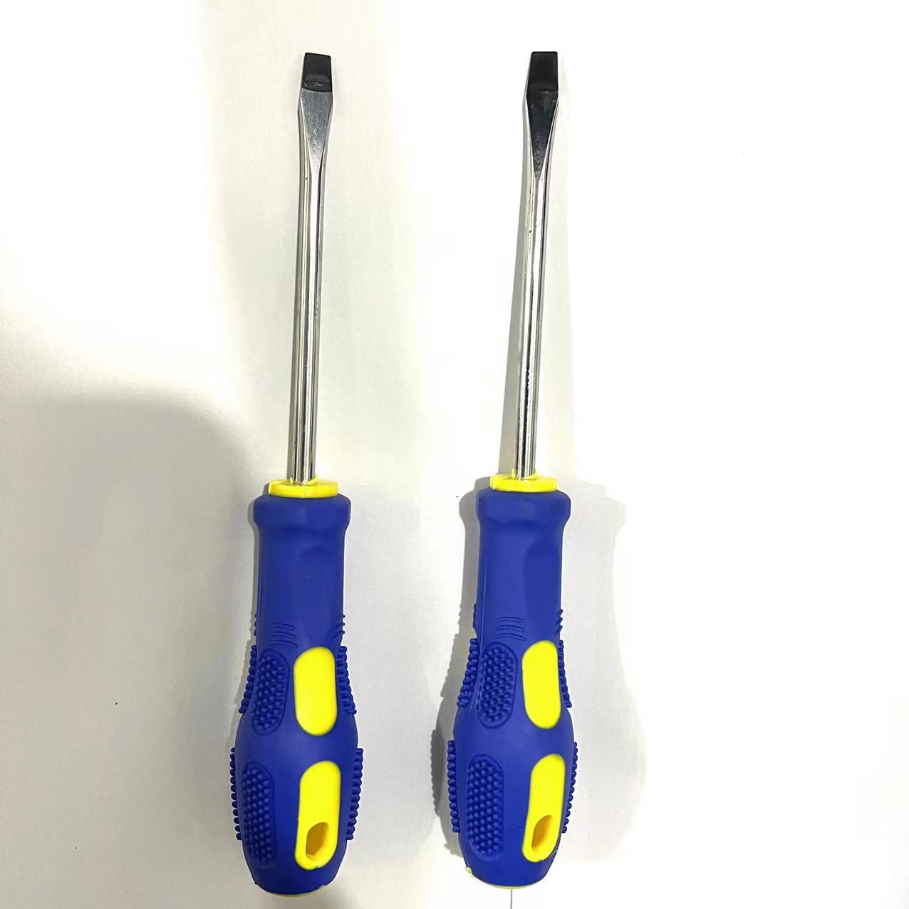 4-inch force screwdriver 24 per box, 360 per box, massage handle, two-color cross straight plastic handle cover, super-hard industrial-grade screwdriver, 2-yuan screwdriver pic 7