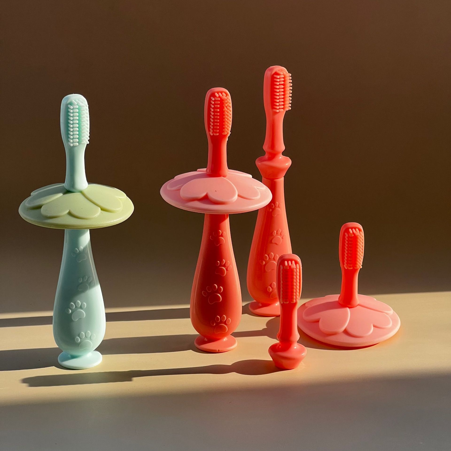 宝宝硅胶牙刷乳牙刷婴儿训练牙刷刮舌苔硅胶刷子婴幼儿牙刷详情1