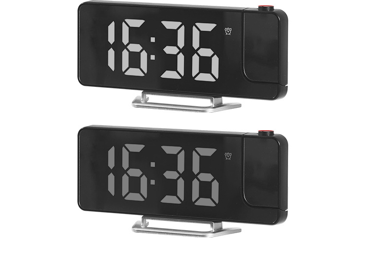 网红爆款LED大屏镜面投影闹钟显示温度感应电子时钟跨境热销673详情24
