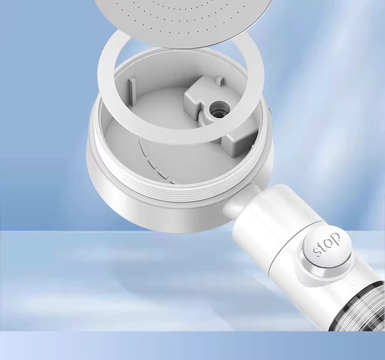 Pressurized filter shower head power shower flower drying bathroom showerhead pressurized large water outlet booster pump for household use pic 26