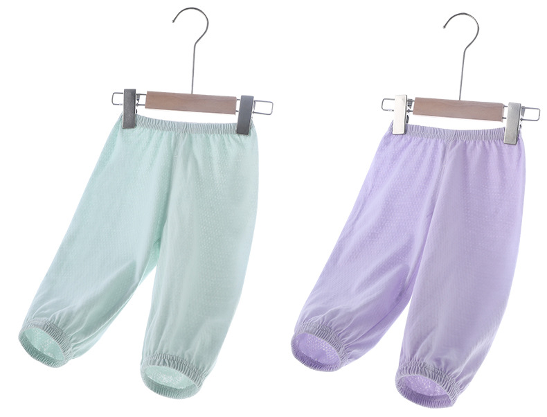 婴儿全棉防蚊裤男童夏季薄款a类宝宝夏天儿童小童外穿空调裤子详情8