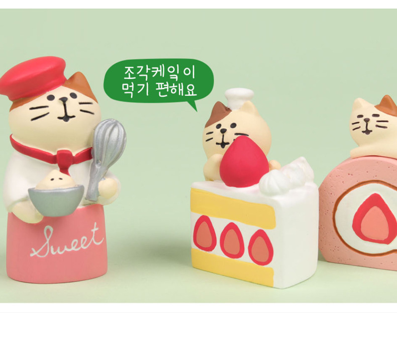 Dessert, cat food toys, cute handmade ornaments, Japanese Zakka scene decorations, resin handicrafts, small ornaments pic 16