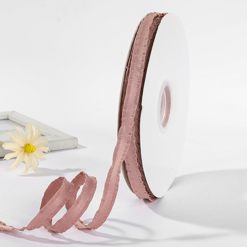 韩版定制款涤纶荷叶边缎面丝带皱边DIY裙边褶皱织带详情18