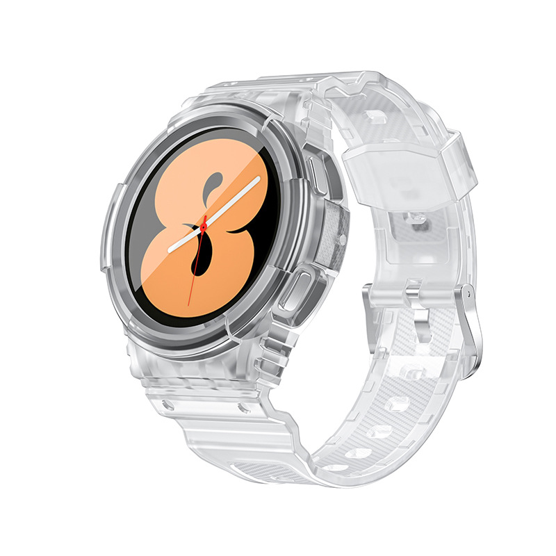 适用三星Galaxy Watch4/5手表TPU保护壳一体透明表带运动40/44mm详情3