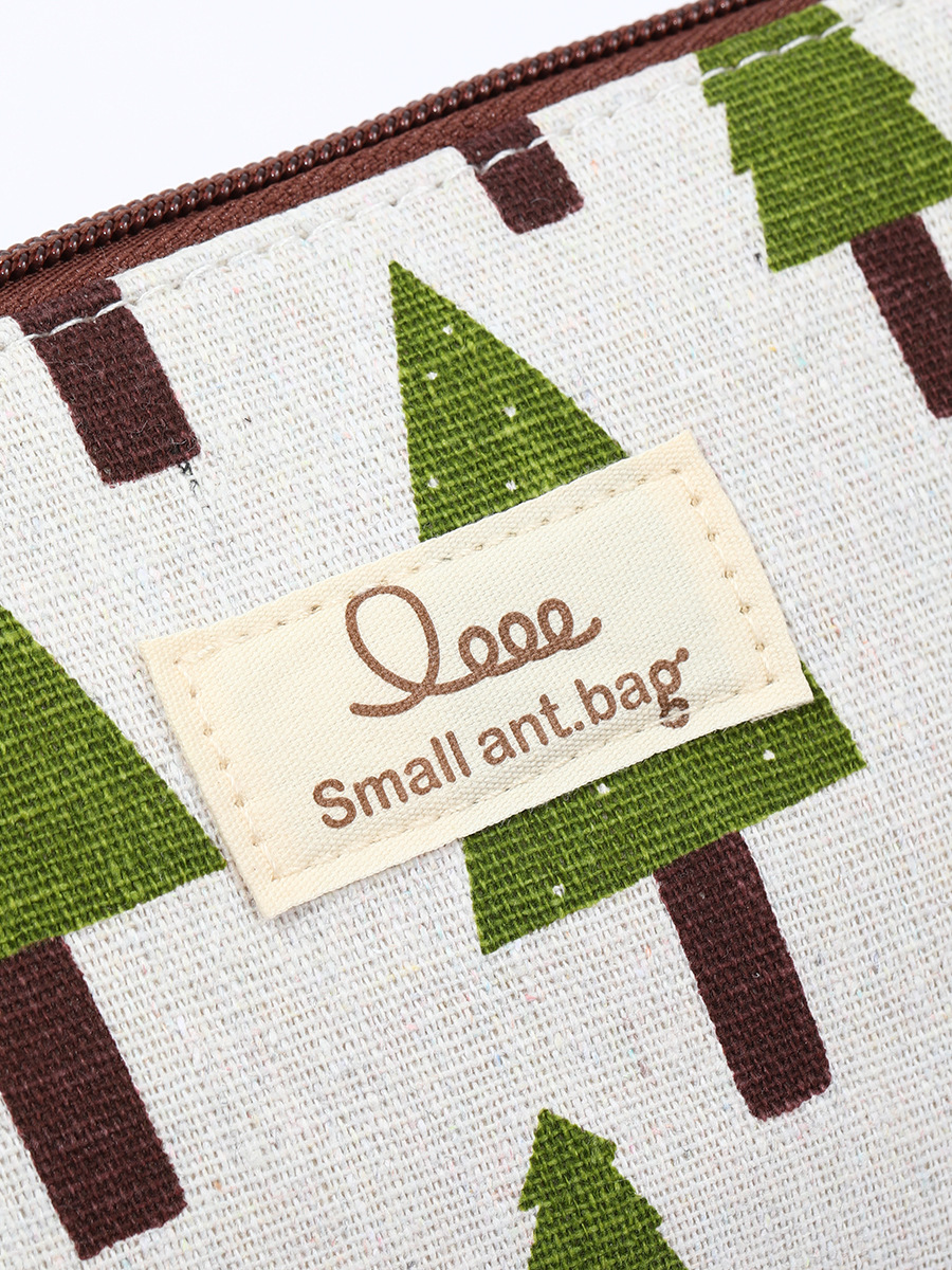 Cross-border large linen makeup bag, multi-functional, hand-held bag, mobile phone coin purse, makeup storage bag, customizable pic 21