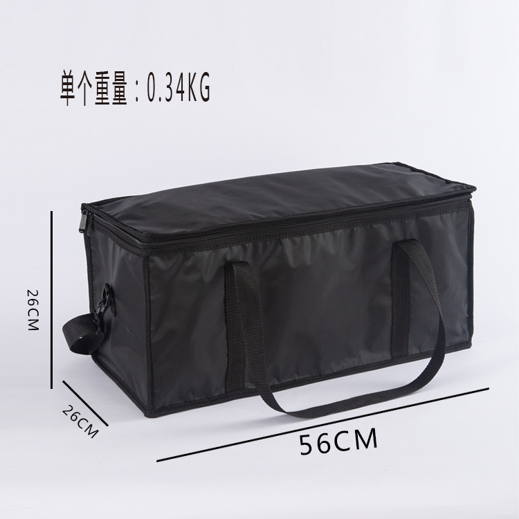 Cross-border exclusive 40L Oxford fabric outdoor insulated bags, waterproof insulated bags, large-capacity shoulder span insulated bags, bento bags pic 9