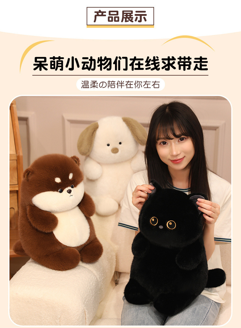 Lazy Animal series dolls, little fox plush toys, sleeping table companions, plush figurines, birthday gifts for children pic 4